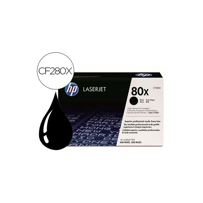 TONER HP LASERJET CF280X NEGRO 6900 PAG