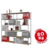 ESTANTERIA FAST-PAPERFLOW METALICA 6 ESTANTES 80 KG POR ESTANTE 200...