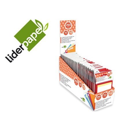 ETIQUETAS LIDERPAPEL SOBRE -EXPOSITOR DE 250 SOBRES DE 10 H. + 2 H....