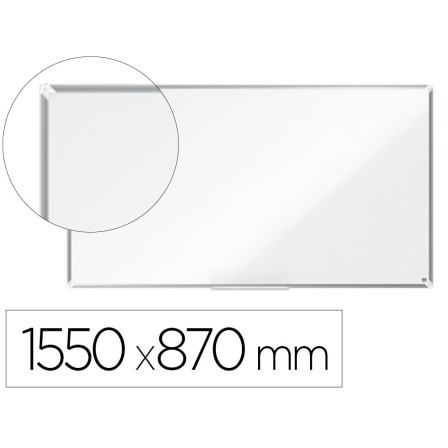 PIZARRA BLANCA NOBO PREMIUM PLUS ACERO VITRIFICADO FORMATO PANORAMI...