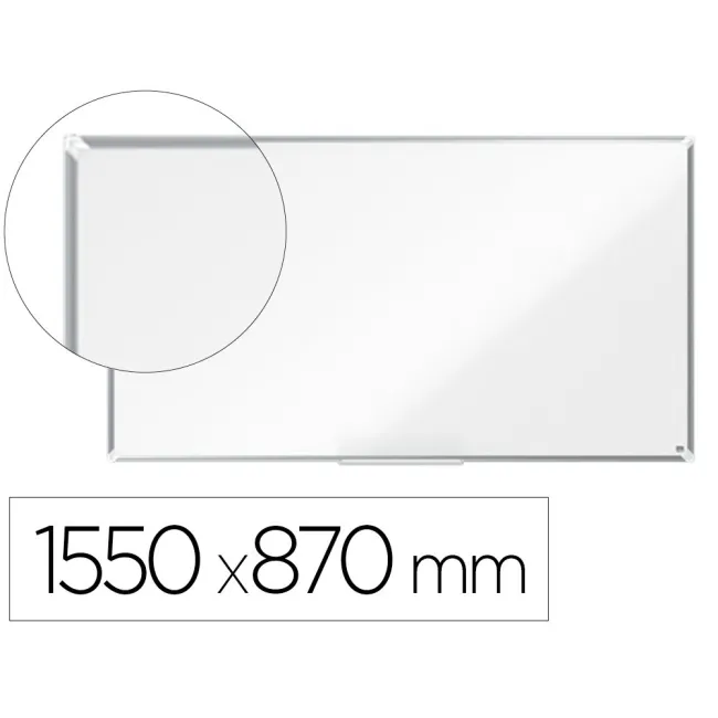 PIZARRA BLANCA NOBO PREMIUM PLUS ACERO VITRIFICADO FORMATO PANORAMI...