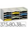 ARCHIVADOR FAST-PAPERFLOW BLOQUES SOBREPONIBLES GRIS 15 CASILLAS DI...