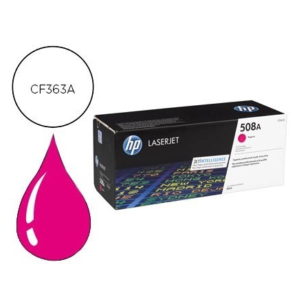 TONER HP 508A LASERJET ENTERPRISE M552/553/577 MAGENTA 5.000 PAG