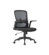 SILLA GIRATORIA Q-CONNECT BASE METAL REGULABLE EN ALTURA 910+75MM A...