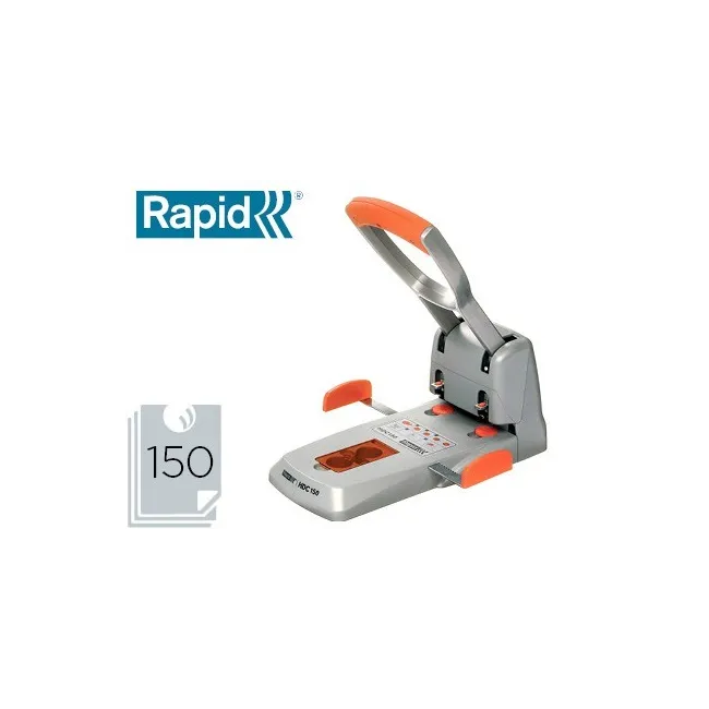TALADRADOR RAPID HDC150 SUPREME METALICO/ABS PLATA/NARANJA CAPACIDA...
