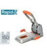 TALADRADOR RAPID HDC150 SUPREME METALICO/ABS PLATA/NARANJA CAPACIDA...