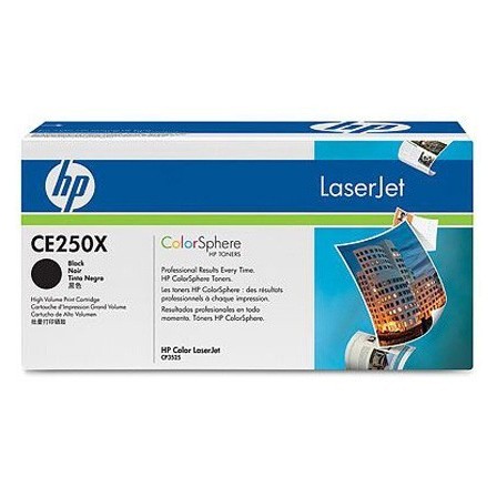 TONER HP LASERJET COLOR CP3525 NEGRO 10.500 PAG