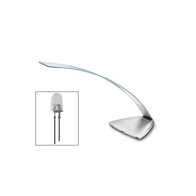 LAMPARA DE OFICINA CEP ICE BLUE DE ALUMINIO Y ACERO CON BASE