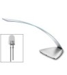 LAMPARA DE OFICINA CEP ICE BLUE DE ALUMINIO Y ACERO CON BASE