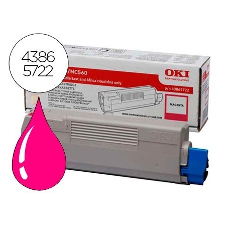 TONER OKI C5850/5950/MC560 MAGENTA -6000PAG- TYPE C11