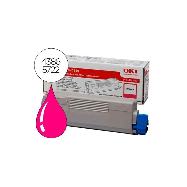 TONER OKI C5850/5950/MC560 MAGENTA -6000PAG- TYPE C11