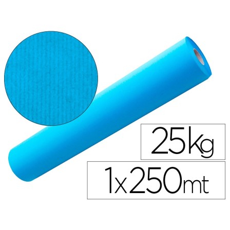 PAPEL KRAFT AZUL 1,00 MT X 250 MTS ESPECIAL PARA EMBALAJE