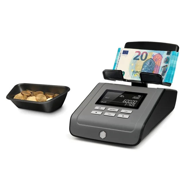 BALANZA CONTADORA DE DINERO SAFESCAN 6165 CUENTA MONEDAS BILLETES C...