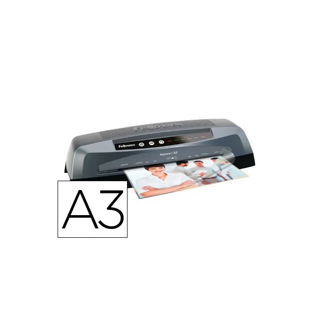 PLASTIFICADORA FELLOWES NEPTUNO DIN A3 DE 4 RODILLOS FRIO Y CALIENT...