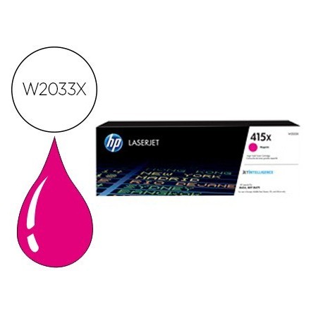 TONER HP 415X COLOR M454 / MFP M479 MAGENTA 6000 PAGINAS