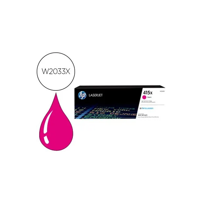 TONER HP 415X LASER COLOR M454 / MFP M479 MAGENTA 6000 PAGINAS