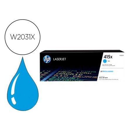 TONER HP 415X COLOR M454 / MFP M479 CIAN 6000 PAGINAS