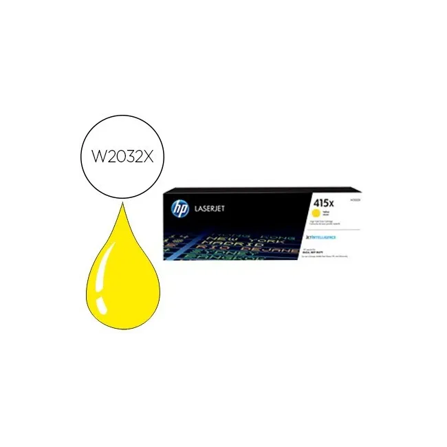 TONER HP 415X COLOR M454 / MFP M479 AMARILLO 6000 PAGINAS