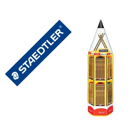 LAPICES STAEDTLER NORIS EXPOSITOR 48 DOCENAS -FORMA DE LAPIZ-