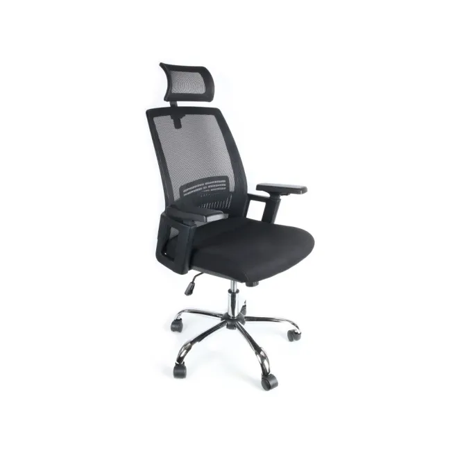 SILLA DE DIRECCION Q-CONNECT ERGONOMICA BASE METAL RESPALDO ALTO CO...