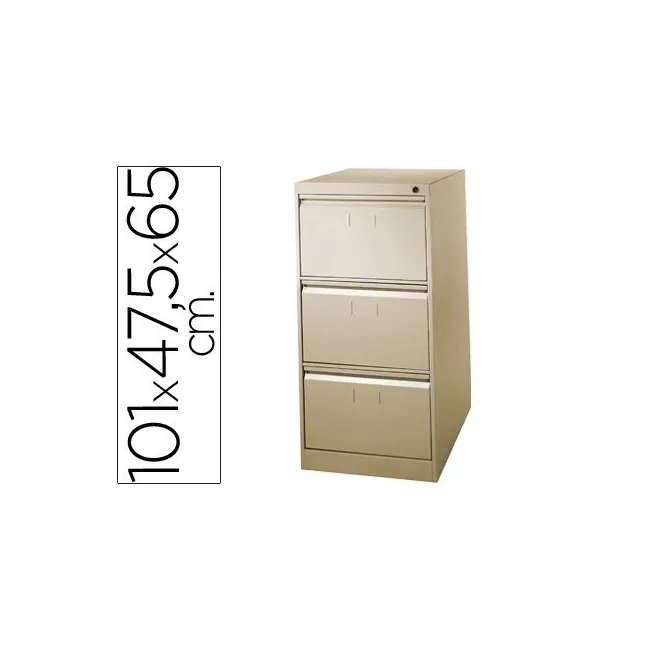 FICHERO CAJONES DE SUELO METALICO DE 3 CAJONES 101 ALTO,65 PROF. 47...