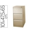 FICHERO CAJONES DE SUELO METALICO DE 3 CAJONES 101 ALTO,65 PROF. 47...