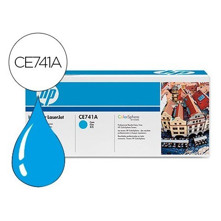 TONER HP COLOR LASERJET CP5225 CP5225N CP5225D -CE741A- CIAN 7.300 ...