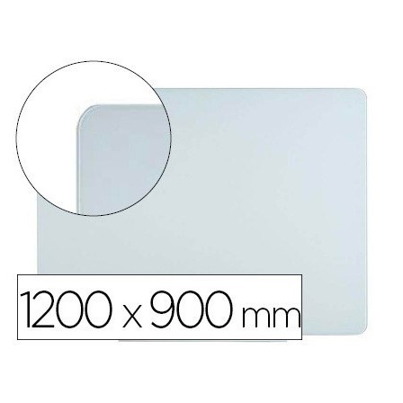 PIZARRA BLANCA BI-OFFICE CRISTAL MAGNETICA 1200X900 MM