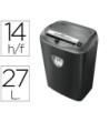 DESTRUCTORA DE DOCUMENTOS FELLOWES PS-70S CAPACIDAD DE CORTE 14 H D...