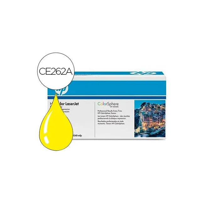TONER HP COLOR LASERJET CP4025/CP4525 -CE262A- AMARILLO 11.000 PAGS