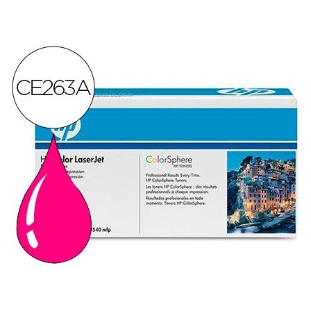 TONER HP COLOR LASERJET CP4025/CP4525 -CE263A- MAGENTA 11.000 PAGS