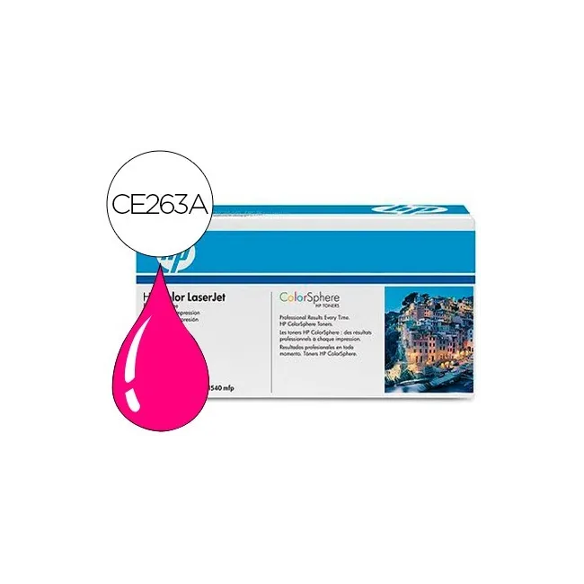 TONER HP COLOR LASERJET CP4025/CP4525 -CE263A- MAGENTA 11.000 PAGS