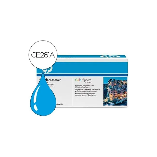TONER HP COLOR LASERJET CP4025/CP4525 -CE261A- CIAN 11.000 PAGS