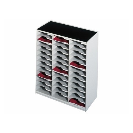 MODULO FAST-PAPERFLOW MONOBLOQUES 36 CASILLAS GRIS