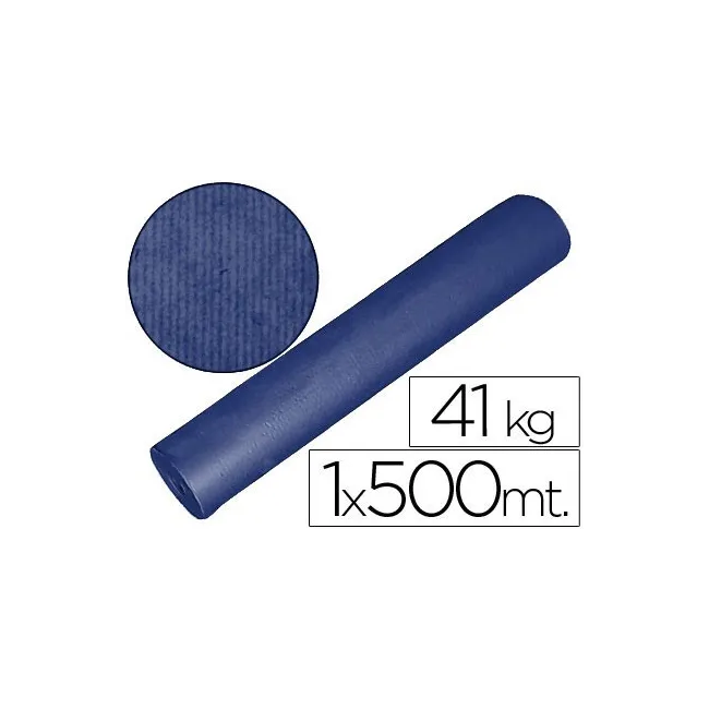 PAPEL KRAFT AZUL 1,00 MT X 500 MTS ESPECIAL PARA EMBALAJE