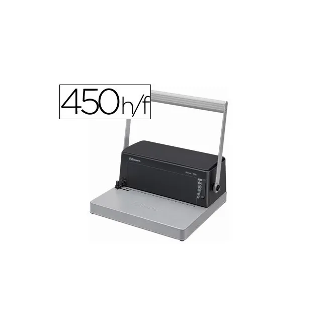 ENCUADERNADORA PARA ESPIRAL FELLOWES ESP-100 5:1 PERFORA 20 HOJAS T...