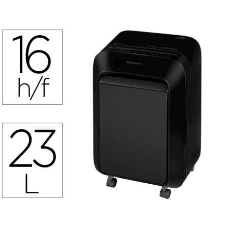 DESTRUCTORA DE DOCUMENTOS FELLOWES LX-210 CAPACIDAD DE CORTE 16 H S...