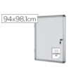VITRINA DE ANUNCIOS BI-OFFICE FONDO MAGNETICO EXTRAPLANA DE INTERIO...