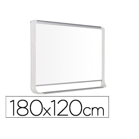 PIZARRA BLANCA BI-OFFICE LACADA CON BANDEJA INTEGRADA 1800X1200 MM