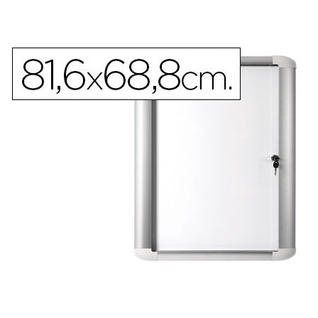 VITRINA DE ANUNCIO BI-OFFICE MAGNETICA 816X688 MM PARA EXTERIOR CON...
