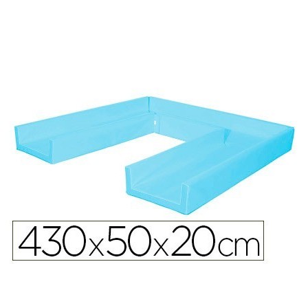 CIRCUITO MODULAR DE GATEO SUMO DIDACTIC 430X50X20 CM CELESTE