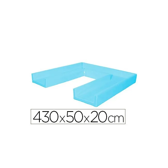 CIRCUITO MODULAR DE GATEO SUMO DIDACTIC 430X50X20 CM CELESTE