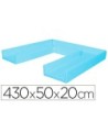 CIRCUITO MODULAR DE GATEO SUMO DIDACTIC 430X50X20 CM CELESTE