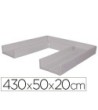 CIRCUITO MODULAR DE GATEO SUMO DIDACTIC 430X50X20 CM GRIS