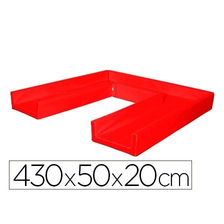 CIRCUITO MODULAR DE GATEO SUMO DIDACTIC 430X50X20 CM ROJO