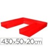 CIRCUITO MODULAR DE GATEO SUMO DIDACTIC 430X50X20 CM ROJO
