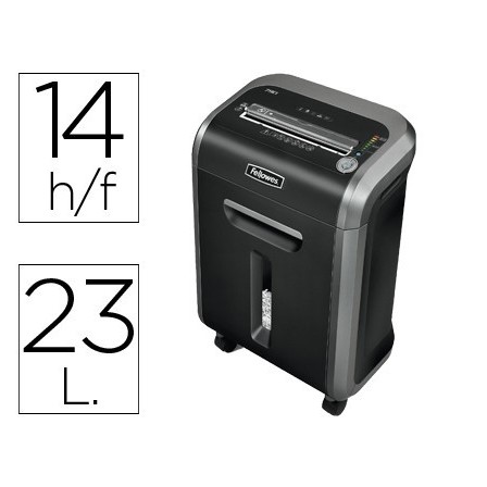 DESTRUCTORA DE DOCUMENTOS FELLOWES PS-79CI CAPACIDAD DE CORTE 16 H ...