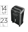 DESTRUCTORA DE DOCUMENTOS FELLOWES PS-79CI CAPACIDAD DE CORTE 16 H ...