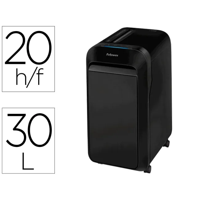 DESTRUCTORA DE DOCUMENTOS FELLOWES LX-220 CAPACIDAD DE CORTE 20 H S...