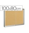 VITRINA DE ANUNCIOS Q-CONNECT MARCO DE ALUMINIO 800 X 1000MM